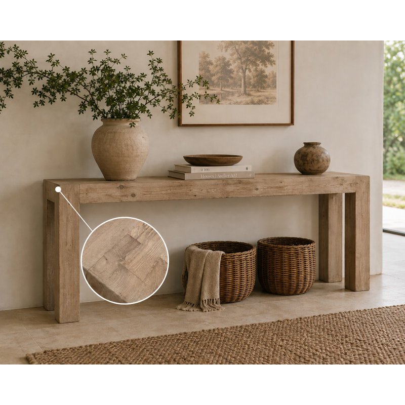Capri Solid Wood Writing Desk
