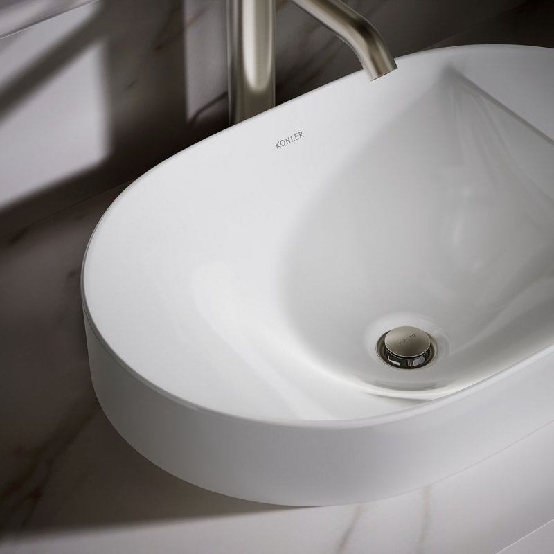 Chalice 22-3/4" Oval Vessel Bathroom Sink