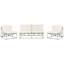 Garden Sofa Set 4 Seater Bessi Metal Grey-1512367812