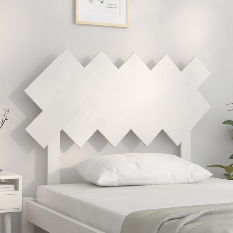 Solid Wood Headboard, 90 x 190 cm, Brown
