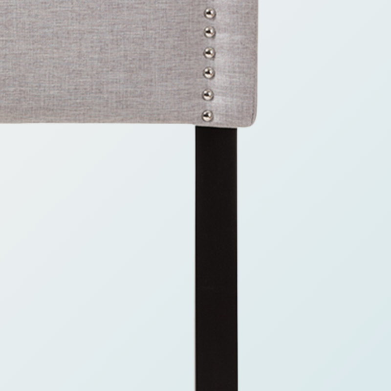 Hilfried Upholstered Headboard, Grayish Beige, Full