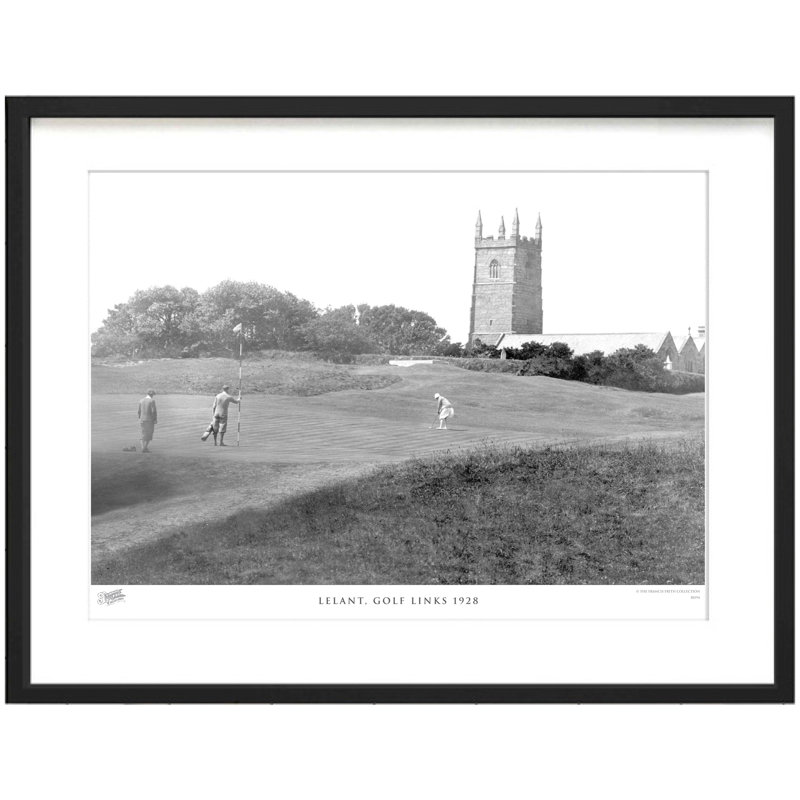 Lelant, Golf Links 1928 - Single Picture Frame Print, 45cm H x 60cm W