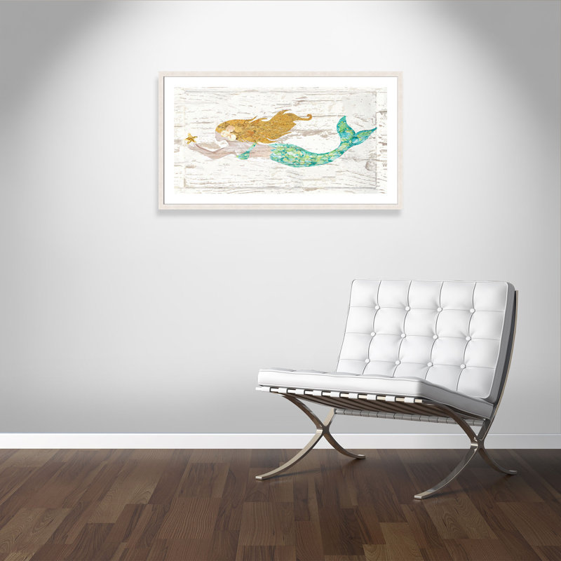 Impression encadrée Ayvar «Golden Haired Mermaid»
