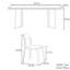 High-end light luxury rectangular dining table set-104235155