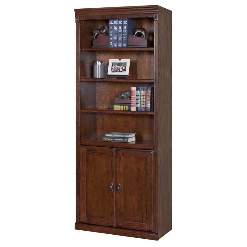 Reynoldsville Storage Bookcase, Burnish
