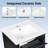 20" Modern Freestanding Single Bathroom Vanity with Sink, Tilt-Out Storage, Solid Wood Legs, Small Bathroom Friendly-1822815377