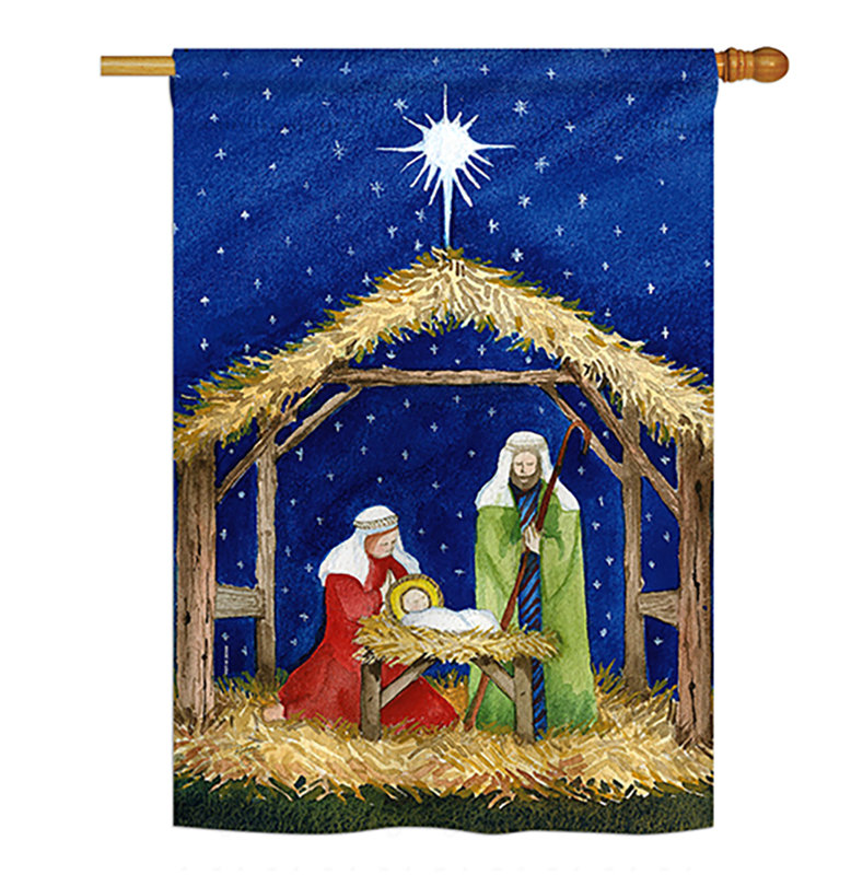 Drapeau de maison en polyester 40 x 28 po Cardew
