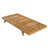 Erich Patio Acacia Wood Chaise Lounge With Adjustable Backrest & Triple-Fold Cushion-1734039236