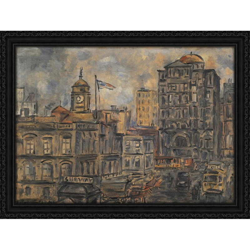 Hôtel de ville (NY) (1942), H 24 po x l 32 po