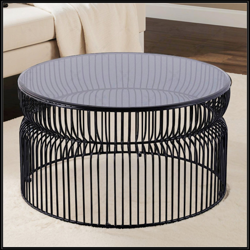 Table basse 30 po Modern Modern, Noir