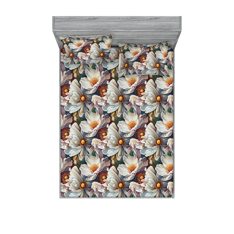 Drap-housse et taies décoratives 3 pièces Ambesonne