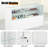 70" W X 18" D X 38" H - Glass Display Cabinet For Retail -Black Full Vision Display Showcase With Led Lights And Storage Space