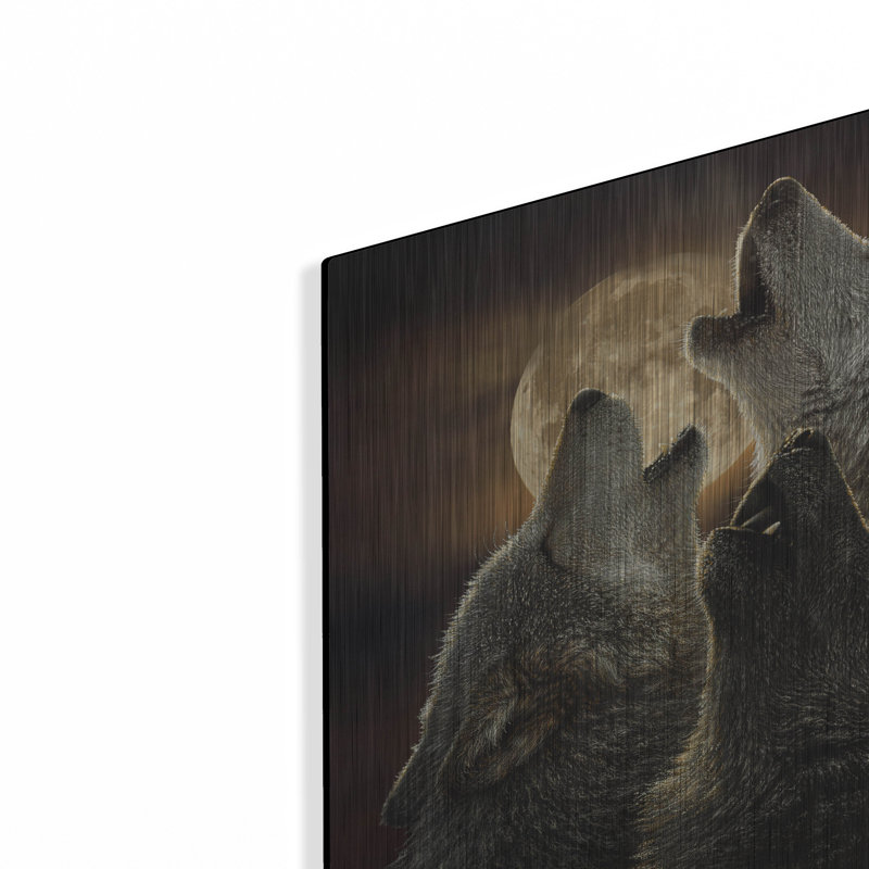 «Wolf Trinity» par Collin Bogle, H 12 po x l 12 po