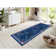 Machine Woven Dark Blue Rug