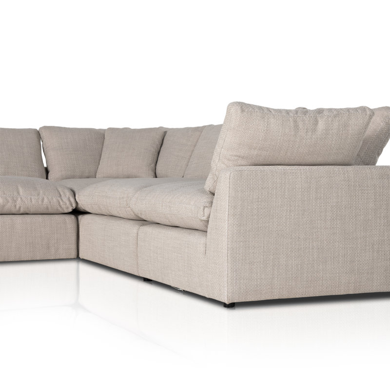 Stevie Modular Sectional, Gibson Wheat Polyester Blend