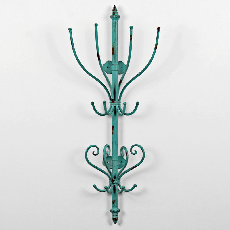 Anjalie 12 - Hook Wall Mounted Coat Rack