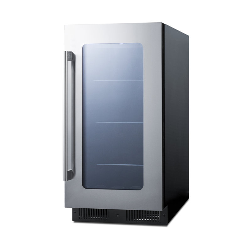 Summit Appiance 18" Wide Built-In Beverage Center, Right Handed