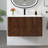 36'' Wall Mounted Single Bathroom Vanity With Ceramic Top