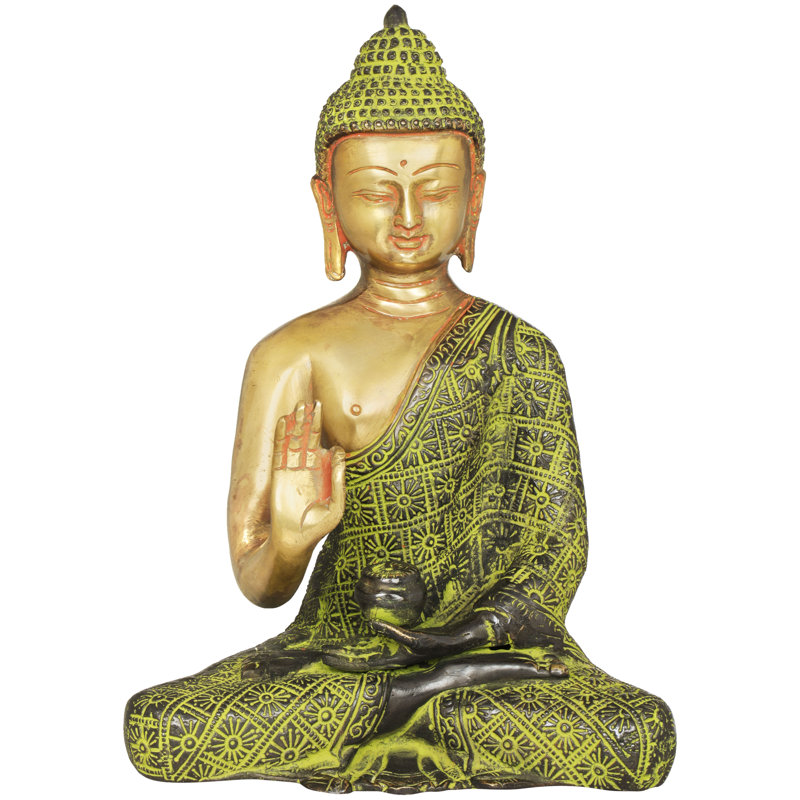 Bouddha tibétain bouddha dans un geste de prédication