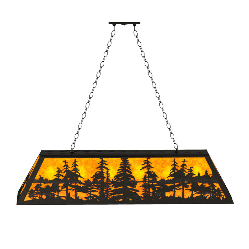 Doby 6 - Light Pendant, Black, 44" H x 48" W x 17" D