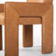 Leny Leather Arm Chair in Butterscotch/Camel