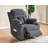 Acklen Recliner Chair Set, Sofa Recliner With Cup Holders For Living Room, Comfy Couch With Wingback Recliner, Armchair Set(Grey)