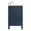 Ariel Cambridge 36 po Meuble-lavabo décalé de gauche avec 2 po Comptoir en marbre de Carrare-105903795