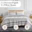 Ensemble de courtepointe réversible Coastal Stripes Collection-588105740-588105730