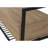 Modern Hallway Storage Bench, 42 Inches, Dark Taupe, Metal Construction 42" X 16", Taupe Finish, Black Frame, Included