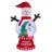 8FT Lighted Inflatable Snowman Globe Scene Decor