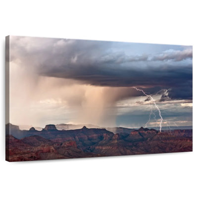 Tempête de foudre Alvord Grand Canyon