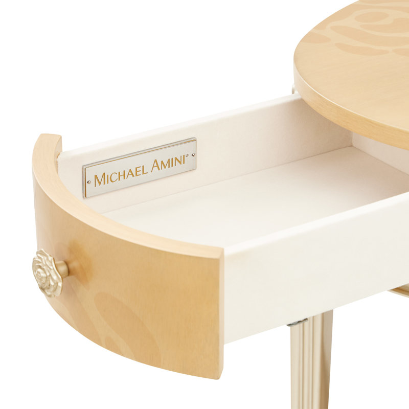 Camellia Field Caramel End Table