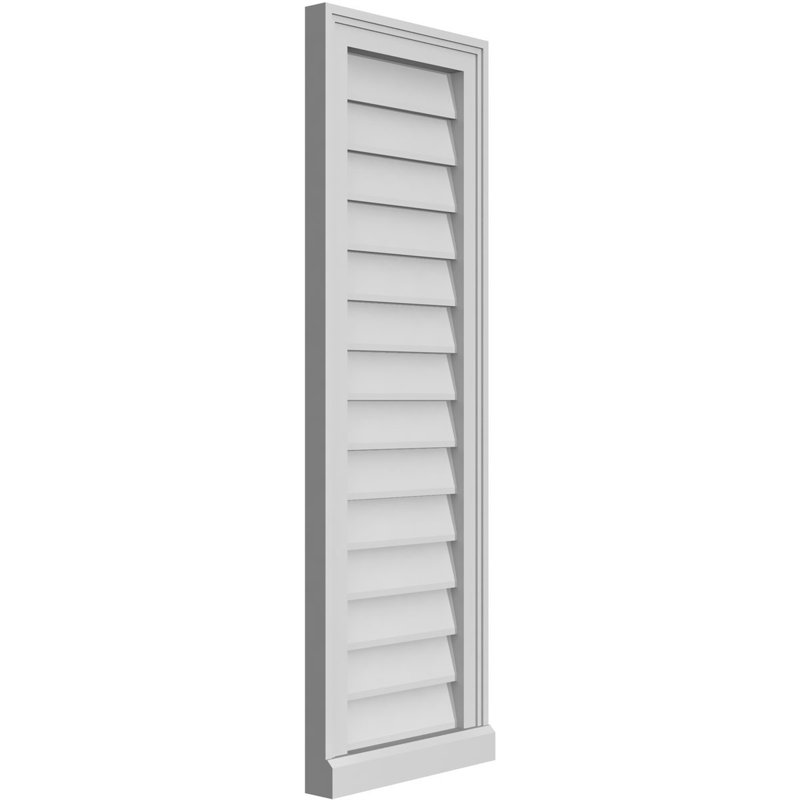 Cadre de seuil Brickmould, brun clair apprêté, H 42 po x l 14 po x P 2 po