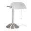 Lampe argentée 14,5 po Amann