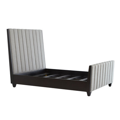 Channel Upholstered Bed