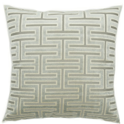 Orange Country Feather Geometric Throw Pillow