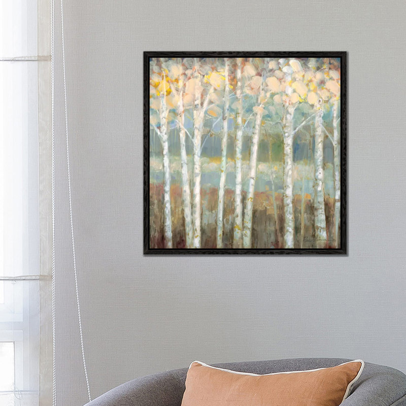 Nature's Palette I by Ruane Manning - Wrapped Canvas Painting, 66.04 cm H x 66.04 cm W, Black Floater Framed