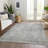 Machine Washable Indoor/Outdoor Xhevrie Gray Rug-365819514