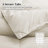 All Season Goose Feather Fiber Comforter Lightweight Duvet Insert, Full/Queen-129046629-129046634