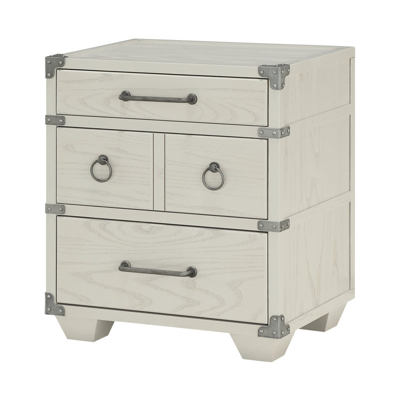 Nightstand w/USB, Gray