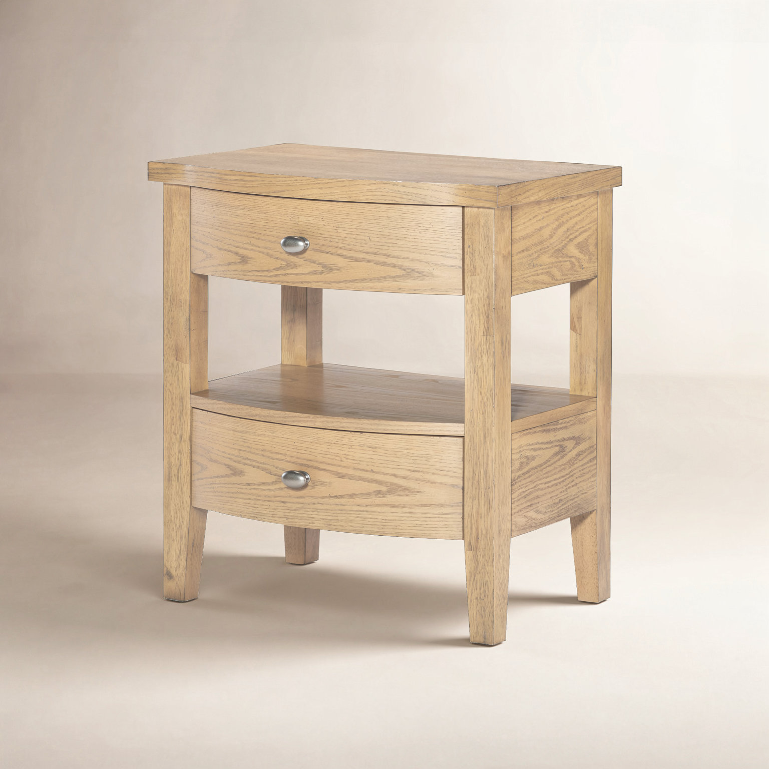 Today's Traditions 2-Drawer Nightstand with USB-C, Natural