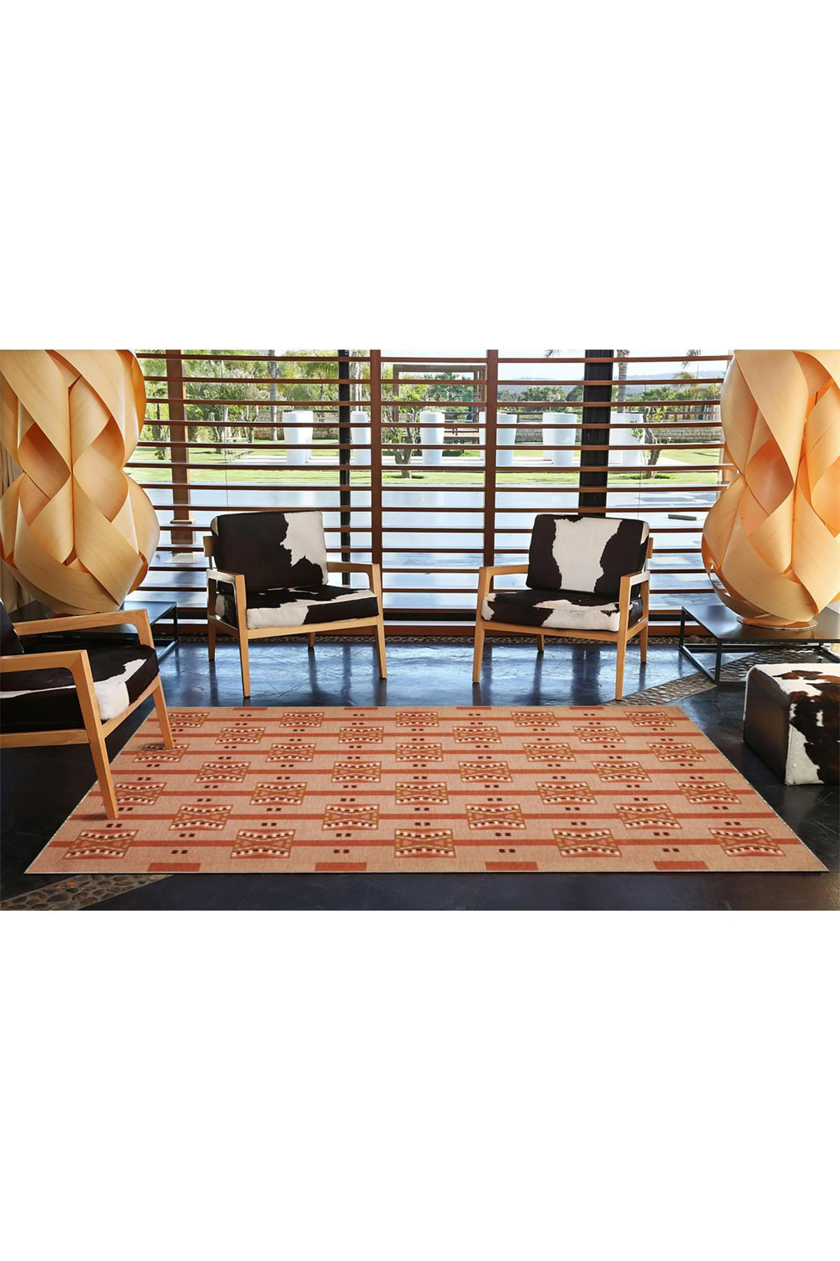 Hokku Designs Flowing Cube Motif Rug - Wayfair Canada