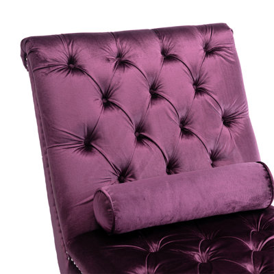 Alexica Velvet Chaise Lounge