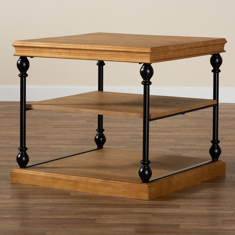Koryun End Table, Oak Brown