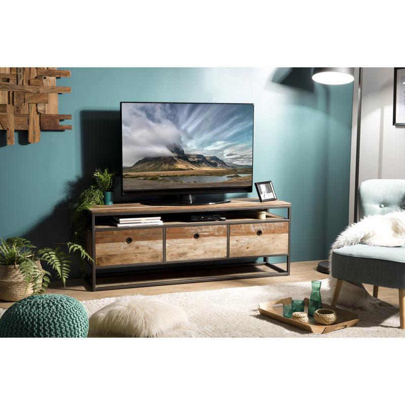 Yeager Unfinished TV Stand for TVs up to 65"