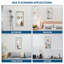 Stainless Steel Shower Niche Double Shelf-463527702