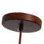 Luminaire suspendu 1 lumière pierre et bois