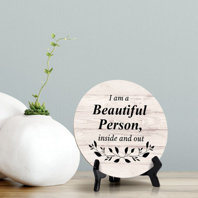 Plaque de table avec support