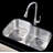 Moore 32'' L Undermount Double Bowl Stainless Steel Kitchen Sink