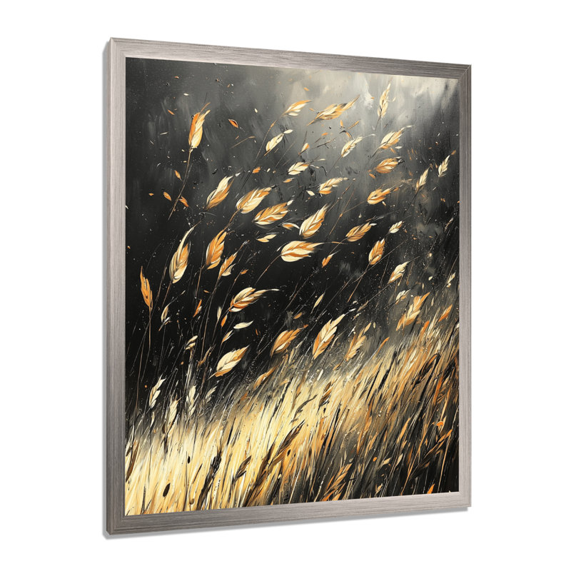 Karly - paysages, impressions sur toile, H 20 po x l 12 po, Picture Framed, Argent